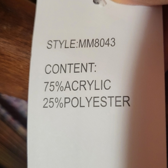 Design History Spacedye Rainbow Cardigan Cropped Sweater Puff Sleeve Size Large - Picture 10 of 11